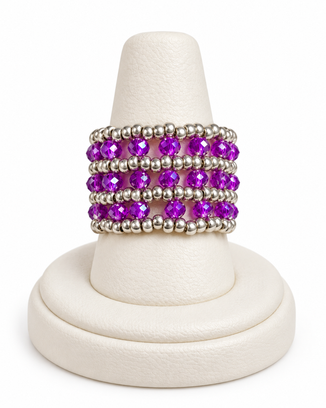 Anello Incanto Viola